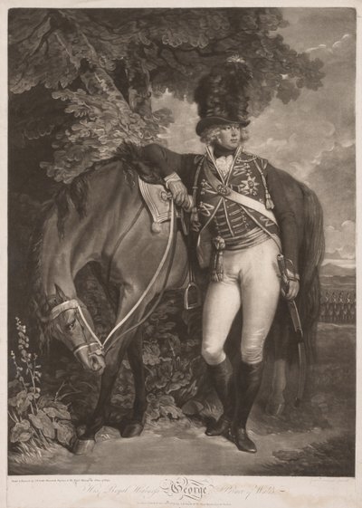 George, Príncipe de Gales, 1792. de John Raphael Smith
