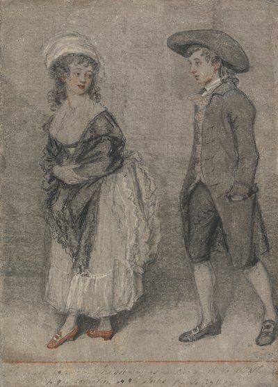 Vai logo a seguir a Ela como um Boi vai ao Abate (Provérbios, Capítulo VII, Verso 22) de John Raphael Smith