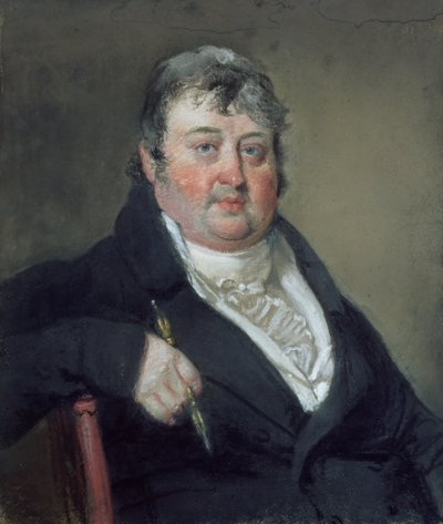 Retrato de Júlio César Ibbetson (1759-1817) (pastel sobre papel) de John Raphael Smith