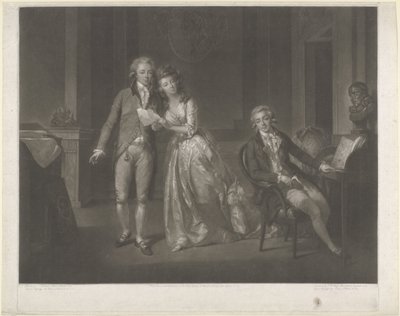 Retrato de Louise, Princesa de Orange-Nassau, William I Frederik, Rei dos Países Baixos, e Frederik, Príncipe de Orange-Nassau de John Raphael Smith