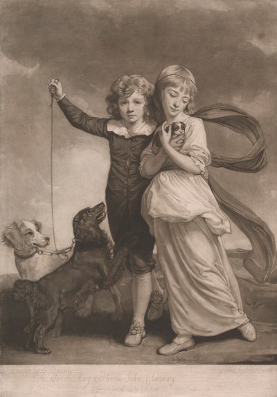 As crianças Clavering de John Raphael Smith