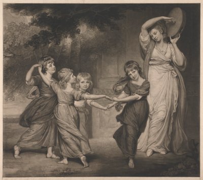 A Família Gower: As Crianças de Granville, 2º Conde de Gower de John Raphael Smith