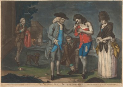 O Filho Pródigo Devolvido Reclamado (1 de 5) de John Raphael Smith