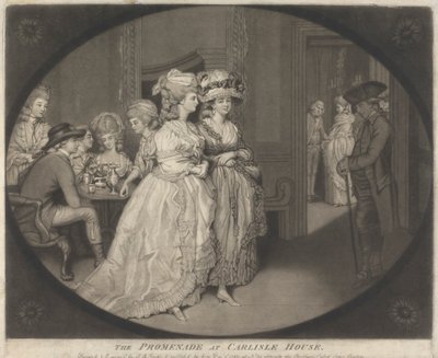 A Promenade na Carlisle House de John Raphael Smith