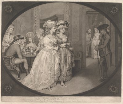 A Promenade na Carlisle House de John Raphael Smith