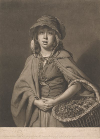A rapariga do agrião de John Raphael Smith
