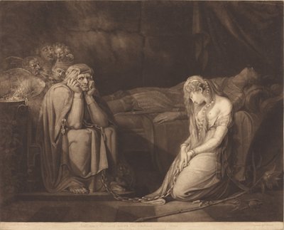 Belisane e Parcival sob o Encantamento de Urma de John Raphael Smith after Henry Fuseli