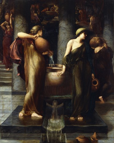 O Trabalho das Danaids, 1878 de John Reinhard Weguelin