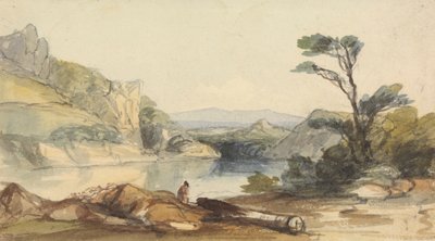 Lago e Montanhas de John Renton