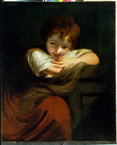 Pequeno velhaco (Robinetta). Pintura de Sir Joshua Reynolds (1732-1792), óleo sobre tela. arte inglesa de John Reynolds