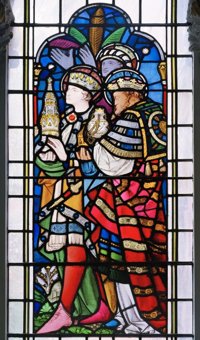 Adoração dos Magos, 1859 (vitral) de John Richard Clayton