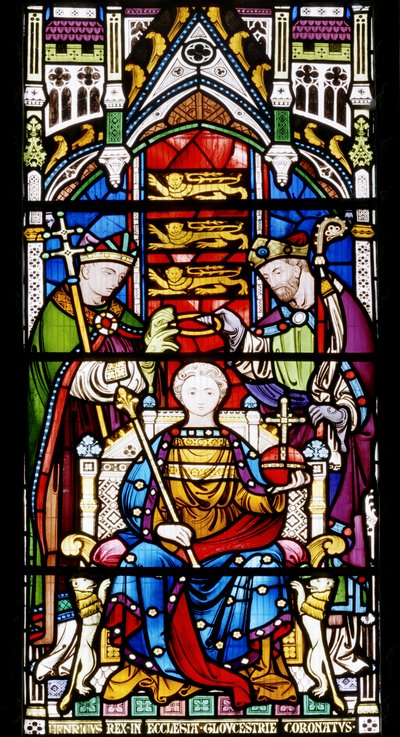 A coroação de Henrique III, 1860 (vitral) de John Richard Clayton