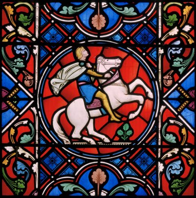 Upton Magna, St Lucy, Clayton e Bell, John Richard Clayton (1827-1913), Cavalryman Romano, 1860 de John Richard Clayton