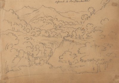 Subida à Bochetta de John Robert Cozens