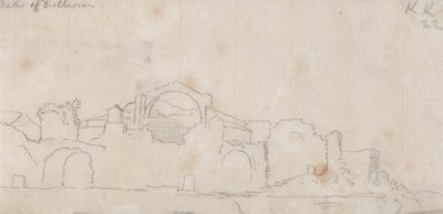 Banhos de Dioclesian de John Robert Cozens