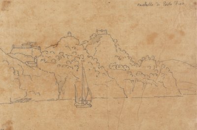 Castelo de Portofino de John Robert Cozens