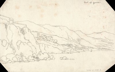 Leste de Génova de John Robert Cozens