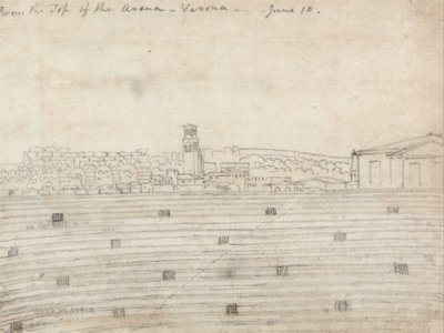 Do cimo da Arena, Verona de John Robert Cozens
