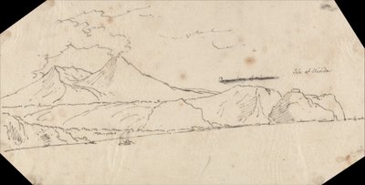 Ilha de Nisida de John Robert Cozens