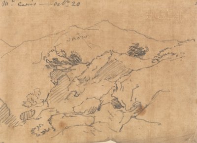 Mont Cenis, 20 de Outubro de John Robert Cozens