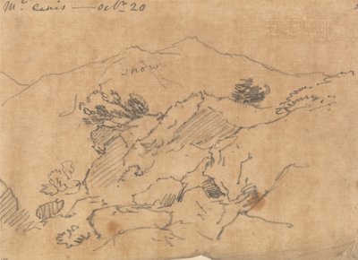 Mont Cenis, 20 de outubro de John Robert Cozens