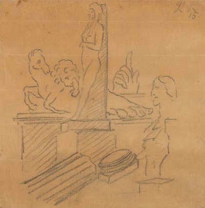 Estátuas e Ruínas de John Robert Cozens