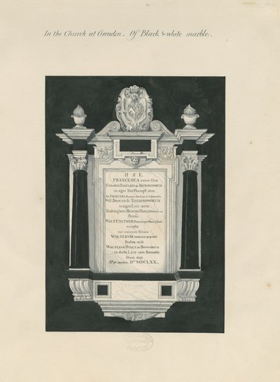 Ingestre - pastilha para Frances (Hesilrig) Chetwynd: pintura, nd [19 cent] (pintura) de John Robert Fernyhough