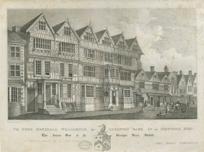 Stafford - Antiga "casa alta": litografia, sd [séc. XIX] de John Robert Fernyhough