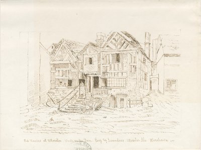 Uttoxeter Town - Ale Warehouse: desenho a pena e tinta, sd [ Meados do séc. XIX] de John Robert Fernyhough