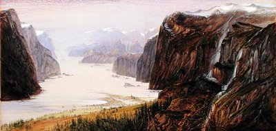 Aardals Sogne Fjord, Noruega, Uma Manhã no Início do Verão de John Robert Mather