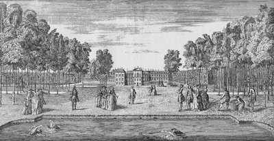Palácio de Kensington no Georgian Times, c1750 1911 de John Rocque