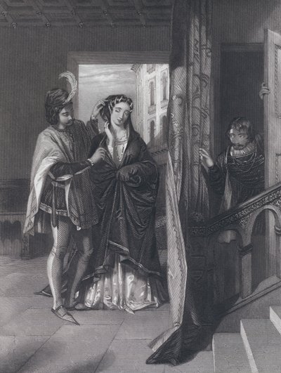 A curiosidade fatal (gravura) de John Rogers (after) Herbert