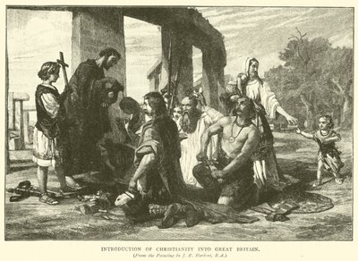 Introdução do cristianismo na Grã-Bretanha de John Rogers Herbert