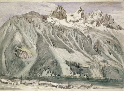 Aiguilles de Chamonix, 1849 de John Ruskin
