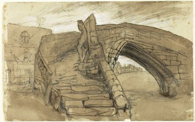 Ponte em Croyland de John Ruskin