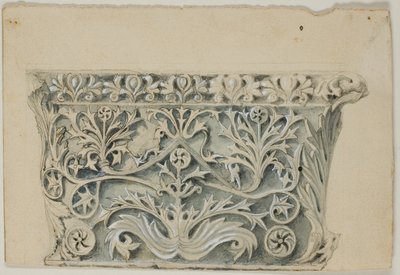 Capital da Coluna Bizantina de John Ruskin
