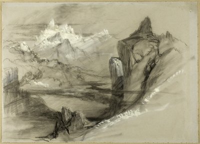 Paisagem montanhosa de John Ruskin