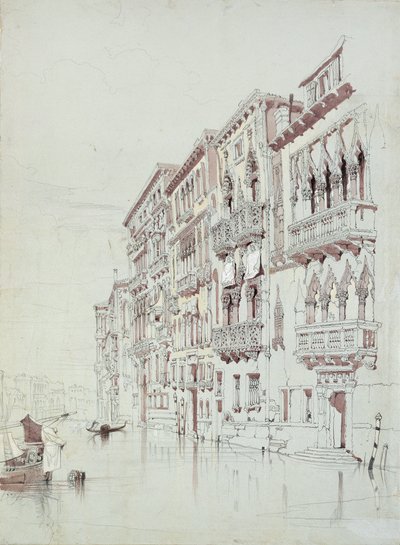 O Palazzo Contarini-Fasan, Veneza, 6 a 16 de maio de 1841 de John Ruskin