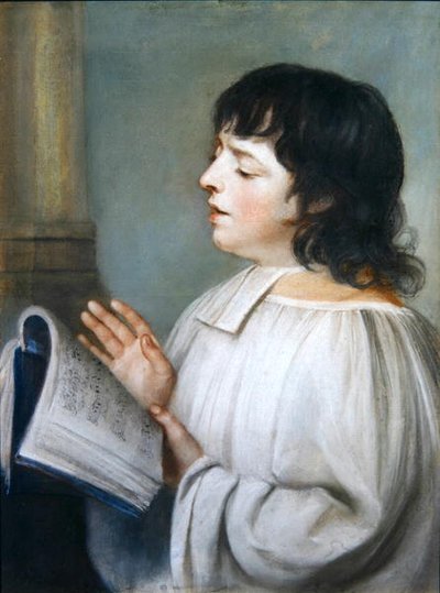 Um Corista (pastel) de John Russell