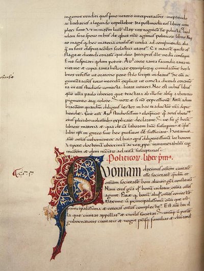 Sra. 228, f.90v: Página de Aristóteles 
