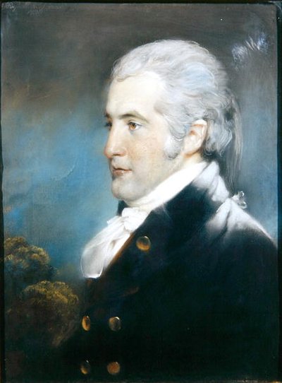 Retrato do Sr. David Russell (pastel) (ver 237871 para par) de John Russell