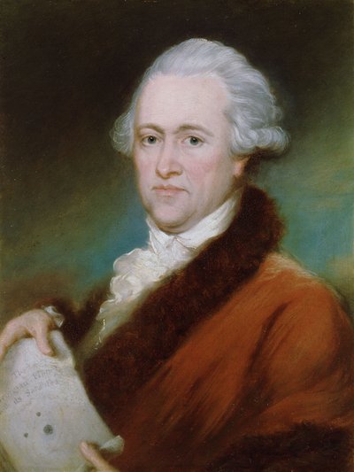 Sir William Herschel (1738-1822), c.1795 (óleo sobre painel) de John Russell