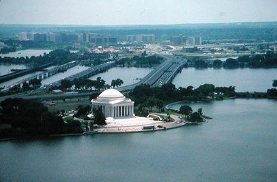 Jefferson Memorial, construído em 1938-43 de John Russell Pope