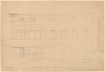 Palazzo Pollini, Siena, atribuído a Peruzzi de John Russell Pope