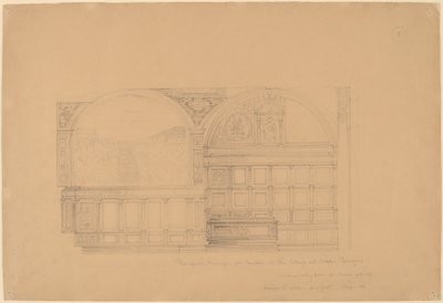 Udienza del Cambio de Perugino no Collegio del Cambio, Perugia de John Russell Pope