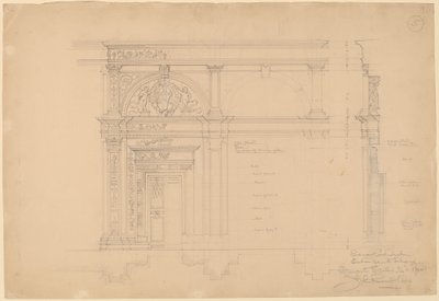 Catedral de Siena, entrada para a biblioteca de John Russell Pope