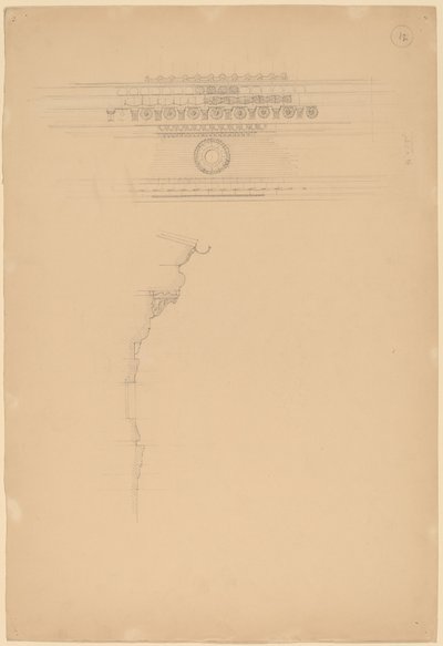 Estudo de Molduras de John Russell Pope