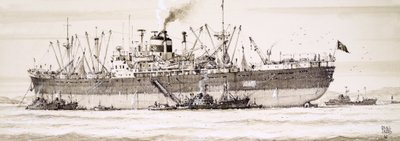 Arrastões russos cercam um navio-fábrica de John S. Smith