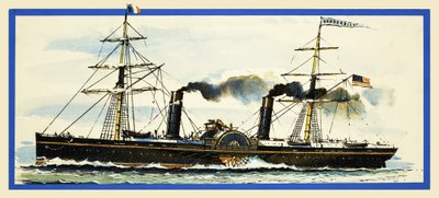 O navio a vapor americano Vanderbilt de John S. Smith