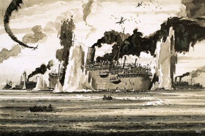 O naufrágio do Lancastra ao largo de St Nazaire em junho de 1940 de John S. Smith